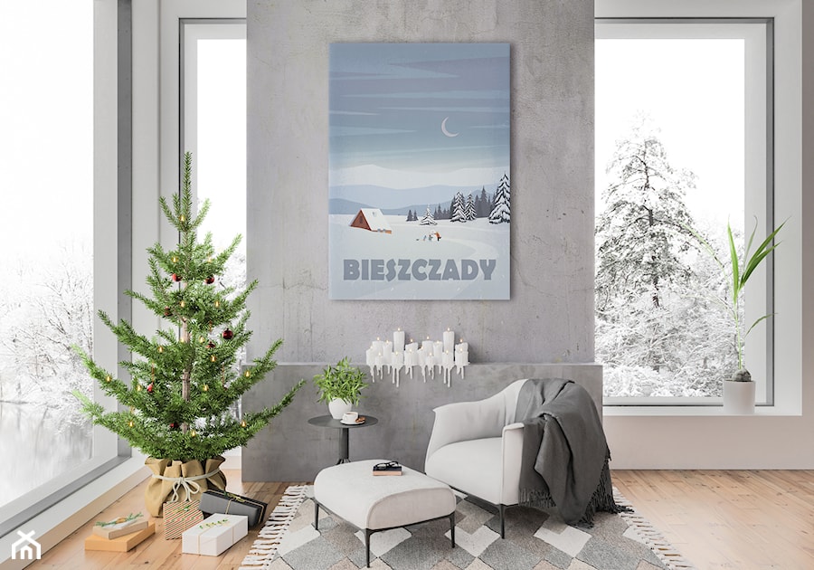 Plakat Bieszczady - zdjęcie od Hunny Badger Plakaty