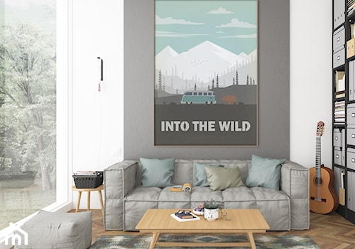 Plakat Into The Wild - zdjęcie od Hunny Badger Plakaty