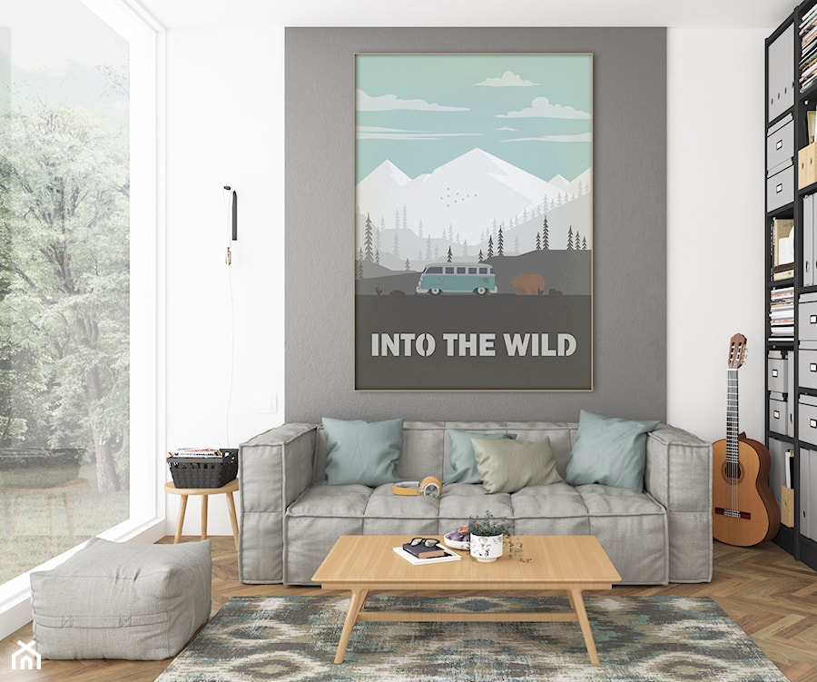 Plakat Into The Wild - zdjęcie od Hunny Badger Plakaty