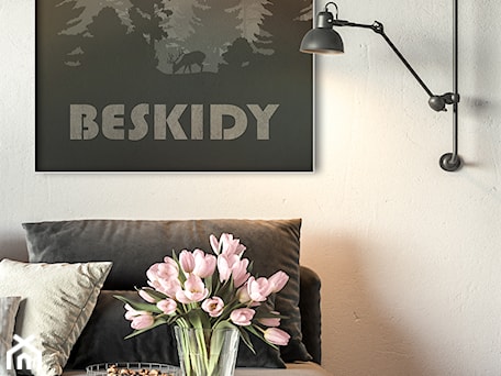 Aranżacje wnętrz - Salon: Plakat Beskidy - Hunny Badger Plakaty. Przeglądaj, dodawaj i zapisuj najlepsze zdjęcia, pomysły i inspiracje designerskie. W bazie mamy już prawie milion fotografii!