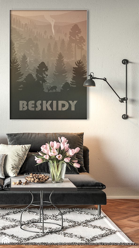 Plakat Beskidy - zdjęcie od Hunny Badger Plakaty - Homebook