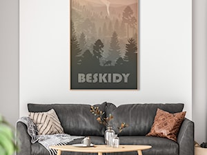 Plakat Beskidy - zdjęcie od Hunny Badger Plakaty