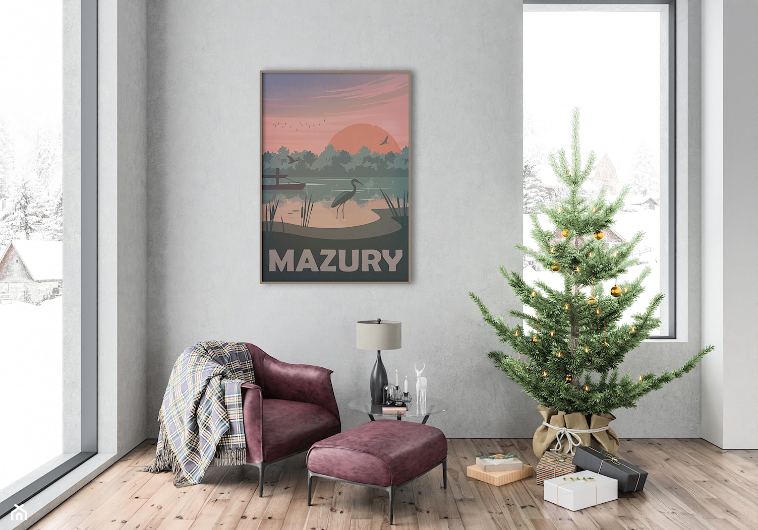 Plakat Mazury - zdjęcie od Hunny Badger Plakaty - Homebook