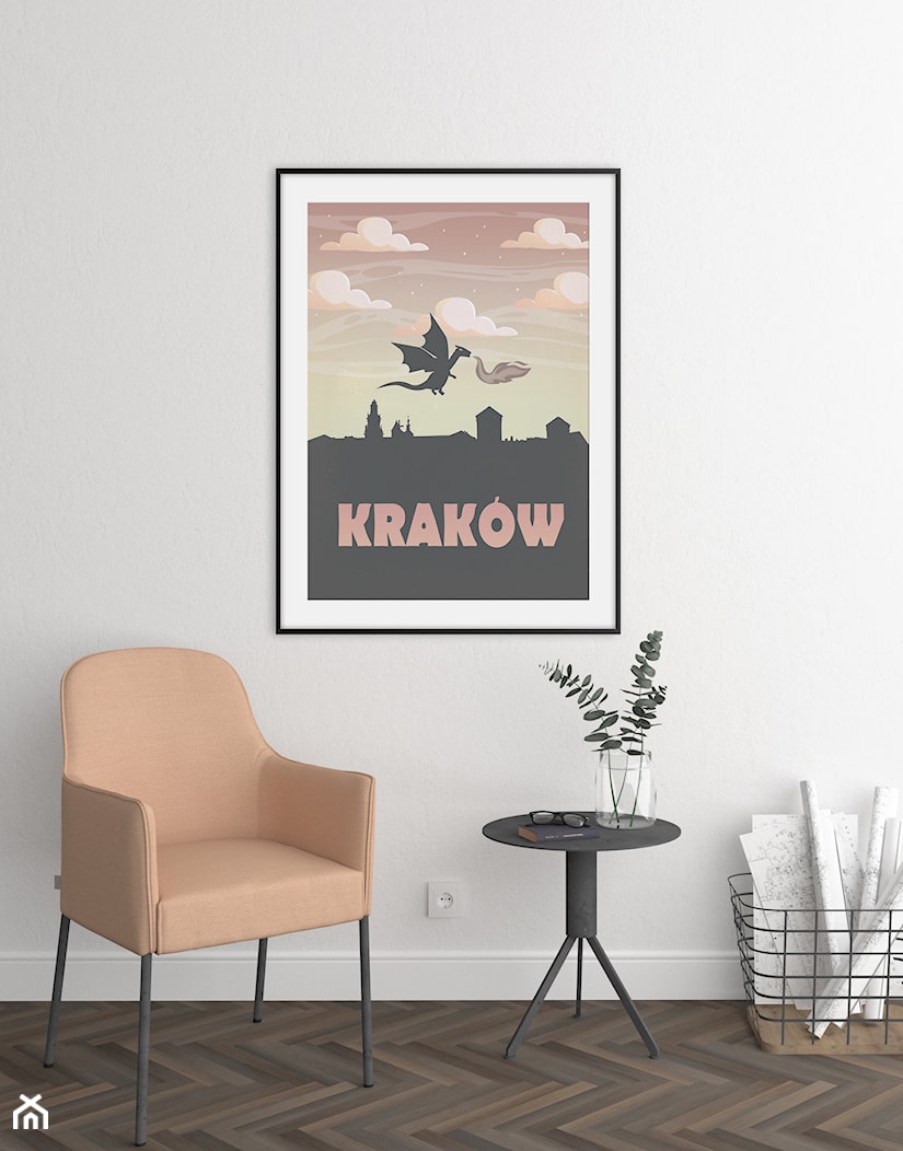 Plakat - Kraków - zdjęcie od Hunny Badger Plakaty - Homebook