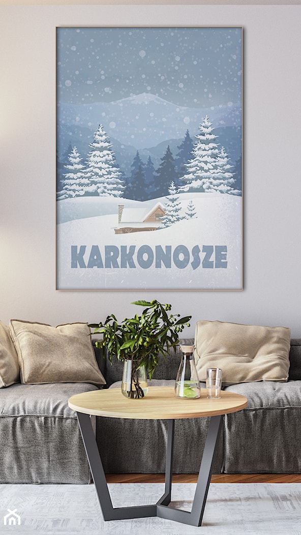 Plakat Karkonosze - zdjęcie od Hunny Badger Plakaty - Homebook