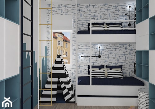 Pokój dla braci 2 - Pokój dziecka, styl nowoczesny - zdjęcie od LuArt Design