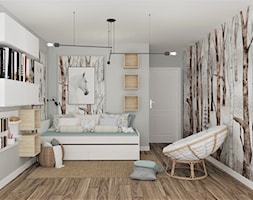 Leśny pokój dla dziewczynki - Pokój dziecka, styl skandynawski - zdjęcie od LuArt Design - Homebook