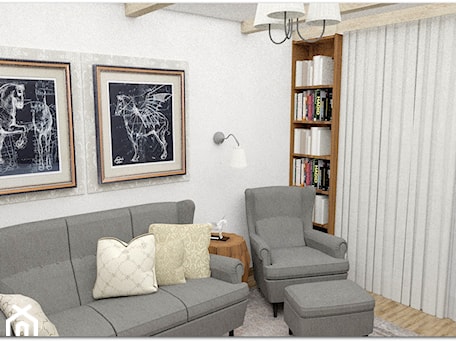 Aranżacje wnętrz - Biuro: Pokój statecznego Pana - Małe w osobnym pomieszczeniu z sofą białe biuro - LuArt Design. Przeglądaj, dodawaj i zapisuj najlepsze zdjęcia, pomysły i inspiracje designerskie. W bazie mamy już prawie milion fotografii!