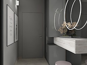 Projekt parteru domu jednorodzinnego - Hol / przedpokój, styl nowoczesny - zdjęcie od LuArt Design