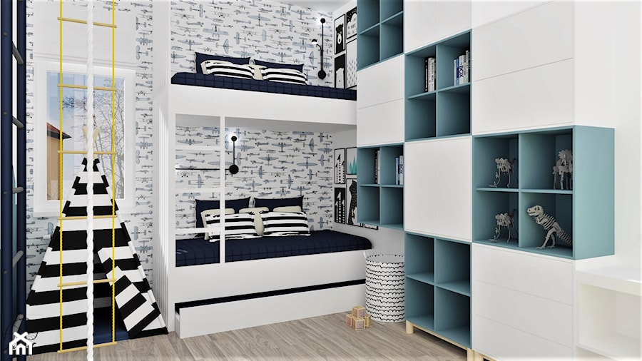 Pokój dla braci 2 - Pokój dziecka, styl nowoczesny - zdjęcie od LuArt Design