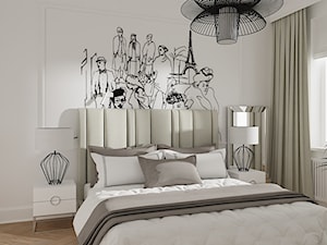 Paryski szyk w nowoczesnym wydaniu - Sypialnia, styl tradycyjny - zdjęcie od LuArt Design