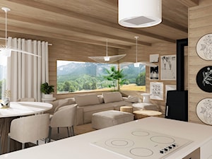 Drewniany domek - Kuchnia, styl skandynawski - zdjęcie od LuArt Design