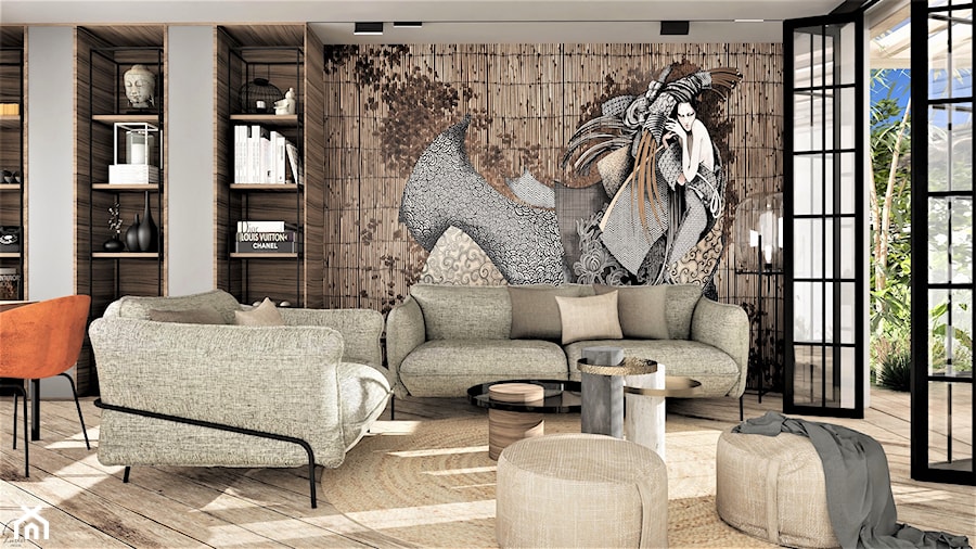 Salon inspirowany Japonią - zdjęcie od LuArt Design