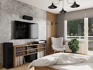Sypialnia, styl industrialny - zdjęcie od LuArt Design