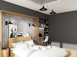Sypialnia, styl industrialny - zdjęcie od LuArt Design