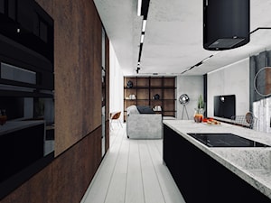 Industrialne wnętrze - Kuchnia, styl minimalistyczny - zdjęcie od MONOFORMA