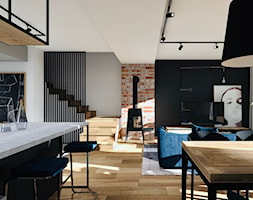 Salon w loftowym stylu - zdjęcie od MONOFORMA - Homebook