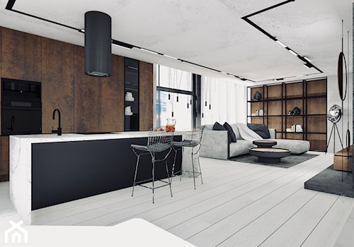 Industrialne wnętrze - Kuchnia, styl minimalistyczny - zdjęcie od MONOFORMA
