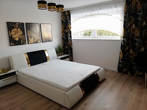 Nowoczesna aranżacja sypialni z oświetleniem od light home - zdjęcie od LightHome