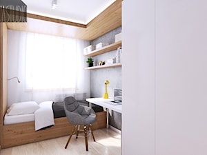 Pokój nastolatka - mieszkanie w Knurowie - Spacja Studio - zdjęcie od Spacja Studio