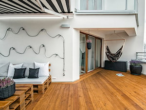 50 + 30 metrów kwadratowych - Taras, styl skandynawski - zdjęcie od Tak Po Prostu Wnętrza