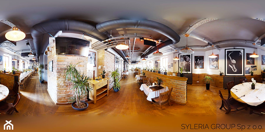 Restaurant ALAN HUGS Lublin - zdjęcie od Spacery 3D | Syleria Group sp. z o.o.