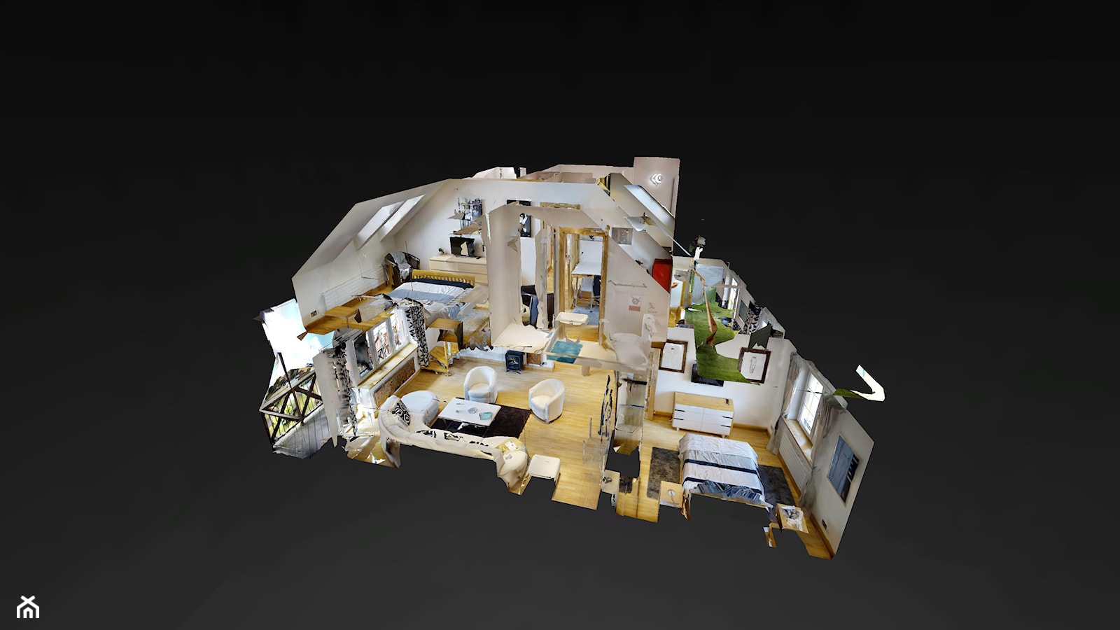 Rzut mieszkania 3D - zdjęcie od Spacery 3D | Syleria Group sp. z o.o. - Homebook