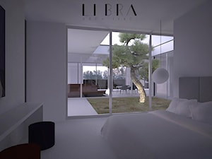 Dom letni - Sypialnia, styl nowoczesny - zdjęcie od LIBRA Architekci