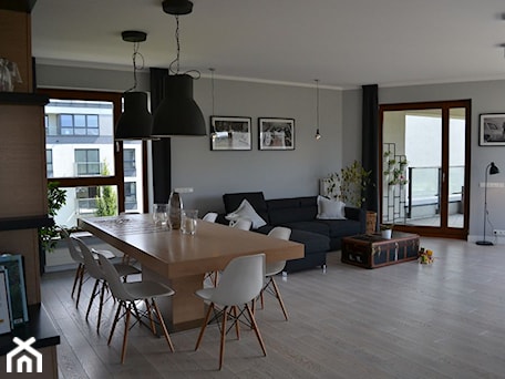 Aranżacje wnętrz - Salon: loft-apartament - Autorskie Studio Projektu QUBATURA. Przeglądaj, dodawaj i zapisuj najlepsze zdjęcia, pomysły i inspiracje designerskie. W bazie mamy już prawie milion fotografii!