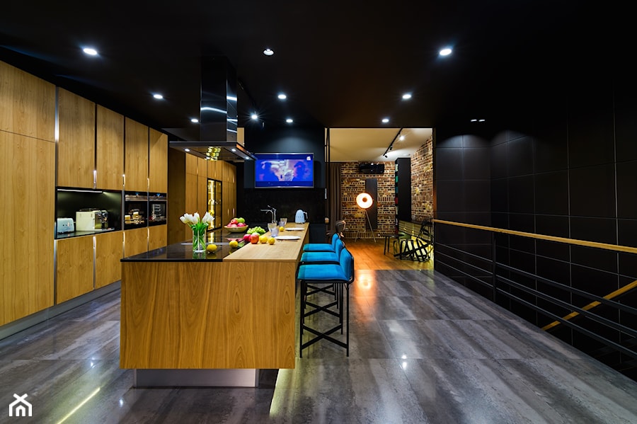 Duplex Penthouse - Kuchnia, styl industrialny - zdjęcie od RB ARCHITECTS