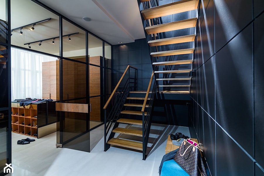 Duplex Penthouse - Schody, styl industrialny - zdjęcie od RB ARCHITECTS