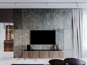 Projekt mieszkania RB ARchitects - Salon, styl nowoczesny - zdjęcie od RB ARCHITECTS