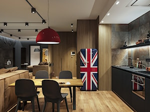 Nowoczesne mieszkanie dla młodego mężczyzny - Kuchnia, styl nowoczesny - zdjęcie od RB ARCHITECTS