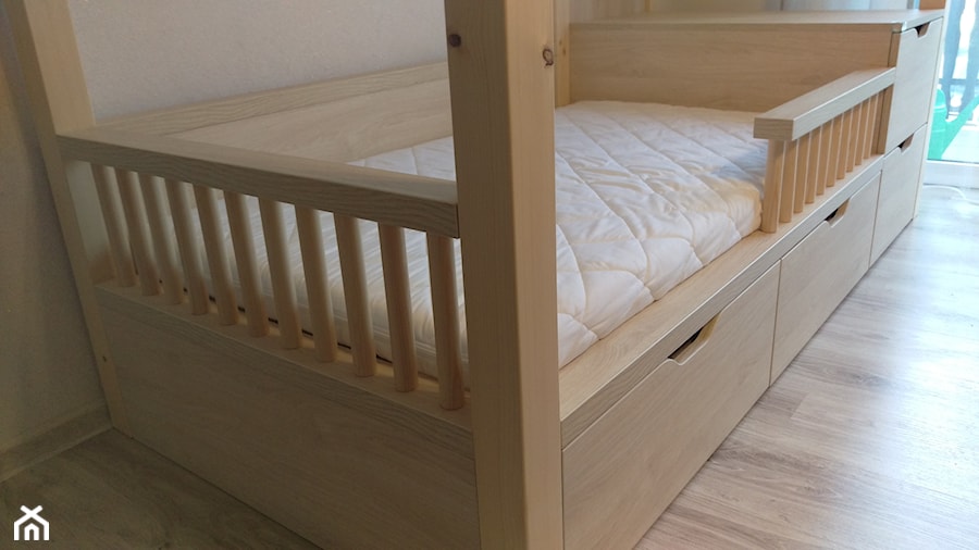 łóżko domek dla dziecka - Pokój dziecka, styl skandynawski - zdjęcie od RS Meble