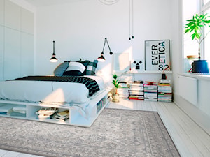 Dywany Dywilan - Średnia biała sypialnia, styl tradycyjny - zdjęcie od Dywany Witek