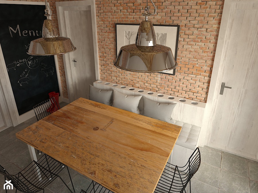 Kuchnia_02 - Jadalnia, styl rustykalny - zdjęcie od Andrea Głowala Architektura&Wnętrza