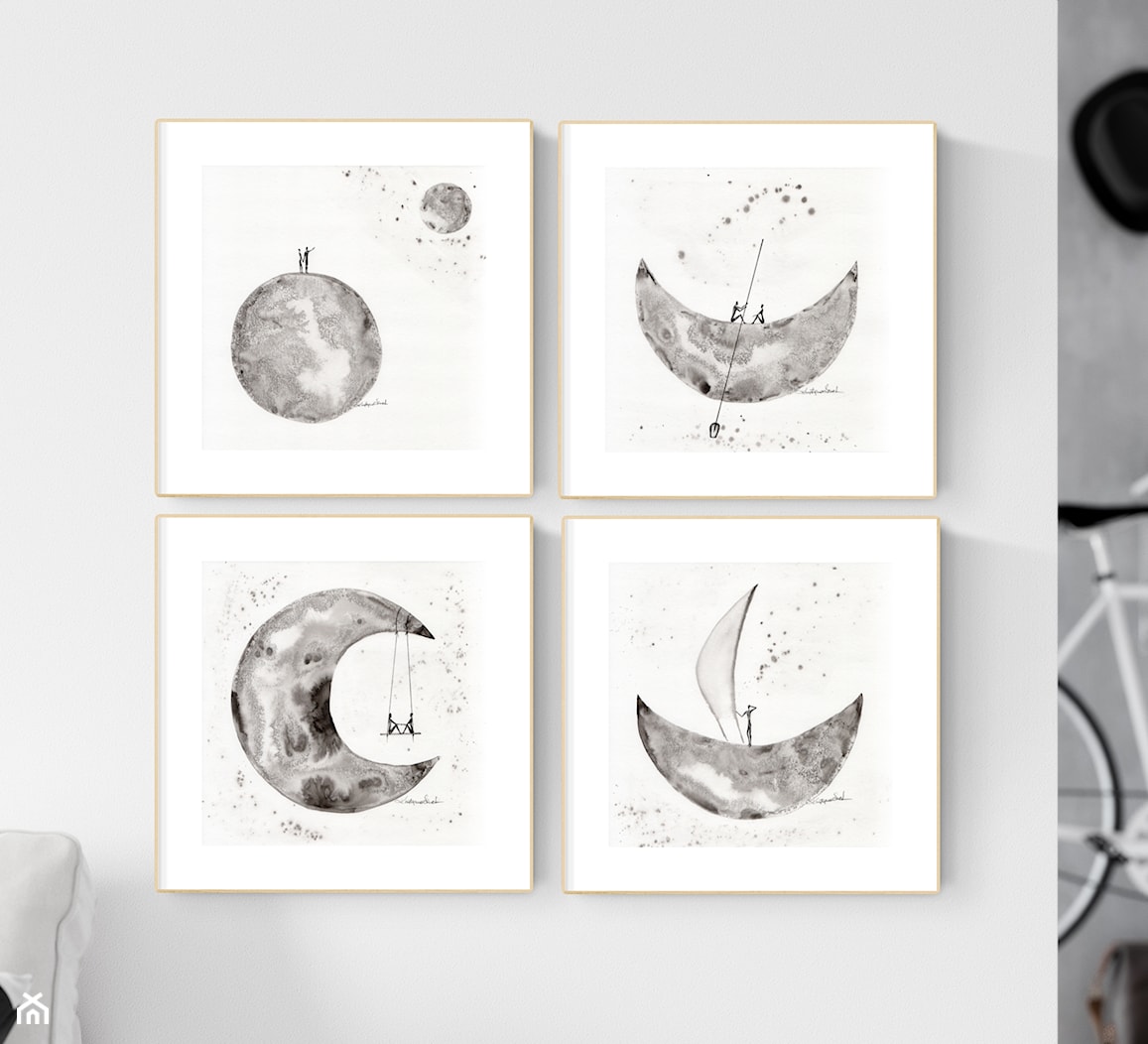 grafika czarno-biała, grafika obrazy - zdjęcie od KRYSTYNA SIWEK ART grafika i obrazy - Homebook
