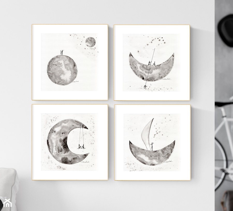 grafika czarno-biała, grafika obrazy - zdjęcie od KRYSTYNA SIWEK ART grafika i obrazy