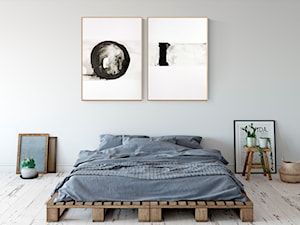 Obraz do sypialni, minimalizm, abstrakcja - zdjęcie od KRYSTYNA SIWEK ART grafika i obrazy