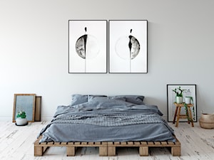 Obraz do sypialni, minimalizm, abstrakcja - zdjęcie od KRYSTYNA SIWEK ART grafika i obrazy