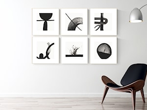 Nowoczesny obrazy, malarstwo współczesne cykl Point of balans 30x30 cm - Salon, styl minimalistyczny - zdjęcie od KRYSTYNA SIWEK ART grafika i obrazy