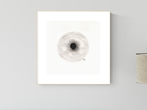 Nowoczesny obrazy, malarstwo współczesne cykl Point of balans 30x30 cm - Sypialnia, styl skandynawski - zdjęcie od KRYSTYNA SIWEK ART grafika i obrazy