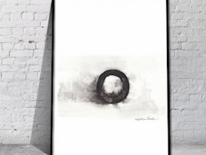 Obraz minimalistyczny z cyklu "Point of Balance" - zdjęcie od KRYSTYNA SIWEK ART grafika i obrazy