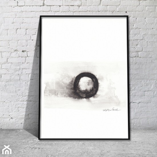 Obraz minimalistyczny z cyklu "Point of Balance" - zdjęcie od KRYSTYNA SIWEK ART grafika i obrazy