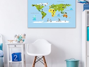 Mapa świata - zdjęcie od Artpasaz
