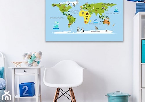 Mapa świata - zdjęcie od Artpasaz
