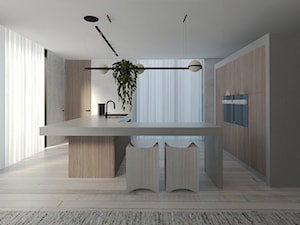 DOM ŁÓDŹ - Kuchnia, styl minimalistyczny - zdjęcie od Atelier 37 | architektura & projektowanie wnętrz