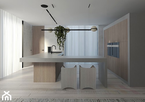 DOM ŁÓDŹ - Kuchnia, styl minimalistyczny - zdjęcie od Atelier 37 | architektura & projektowanie wnętrz