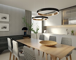 Kuchnia z jadalnią i komodą - zdjęcie od Atelier 37 | architektura & projektowanie wnętrz - Homebook