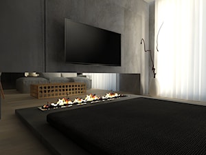 MIESZKANIE ŁÓDŹ WABI SABI - Sypialnia, styl minimalistyczny - zdjęcie od Atelier 37 | architektura & projektowanie wnętrz